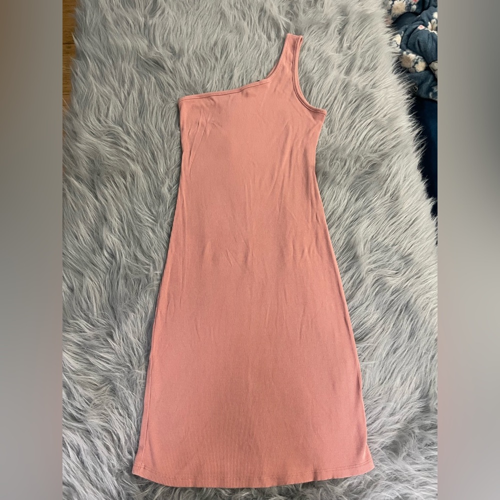 Ambiance Pink One-Shoulder Dress